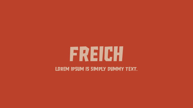 Freich Font