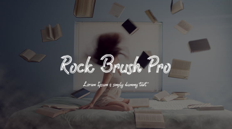 Rock Brush Pro Font