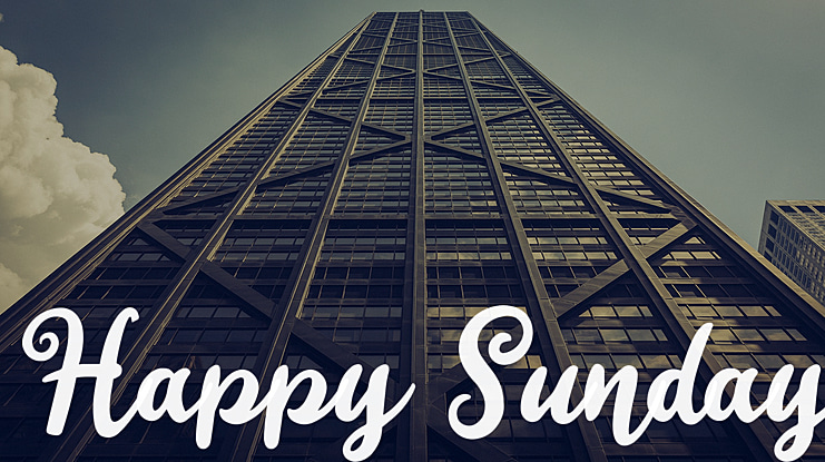 Happy Sunday Font