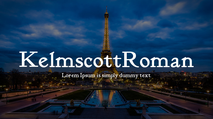 KelmscottRoman Font