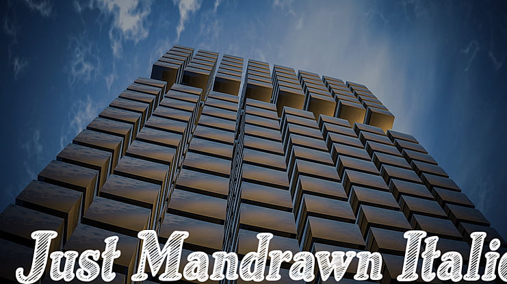 Just Mandrawn Font Family