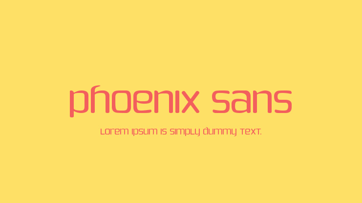 Phoenix Sans Font Family