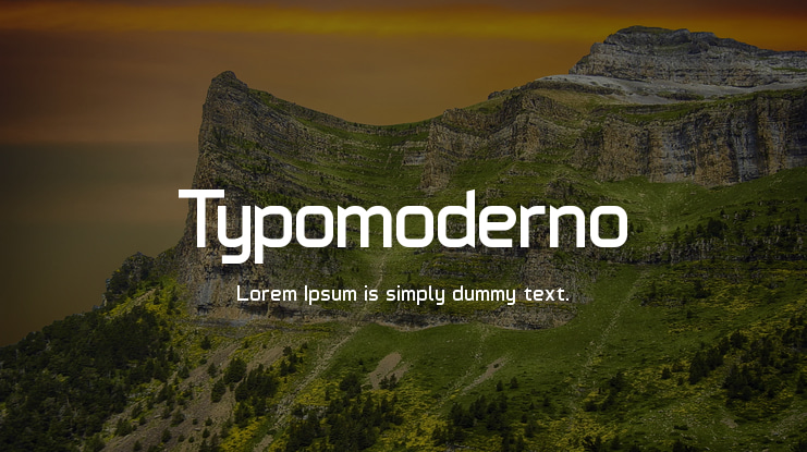 Typomoderno Font