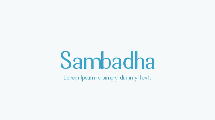 Sambadha Font