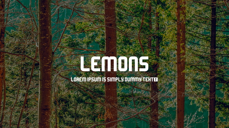 Lemons Font