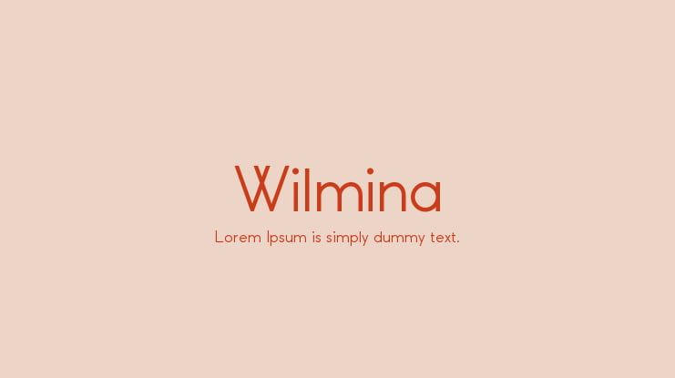Wilmina Font