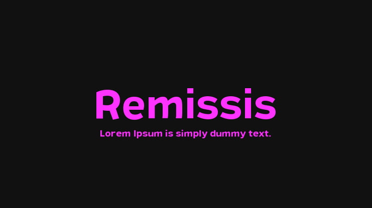 Remissis Font