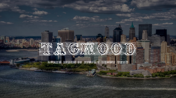 TagWood Font