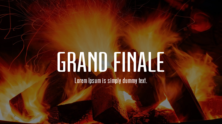 GRAND FINALE Font