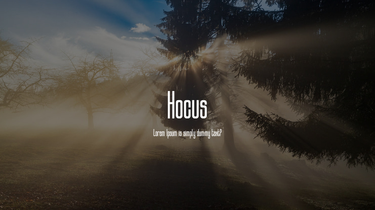 Hocus Font