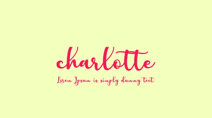 charlotte Font