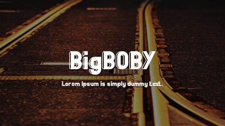 BigBOBY Font Family