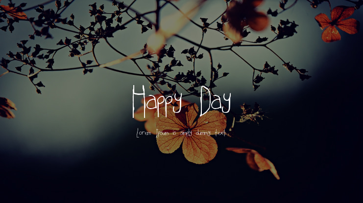 Happy Day Font