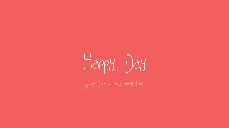 Happy Day Font