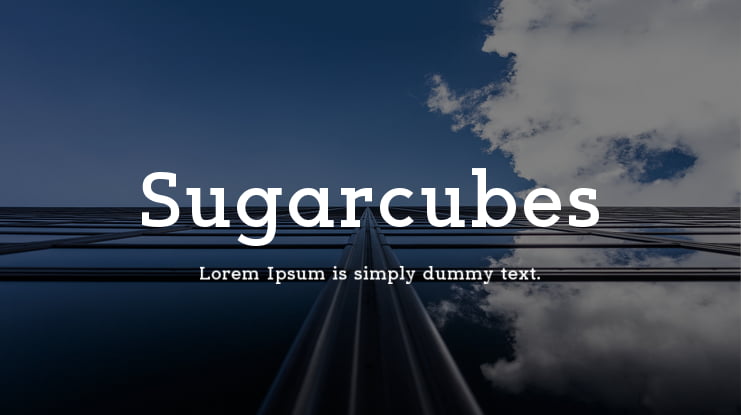 Sugarcubes Font Family