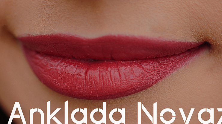 Anklada Novaz Font Family