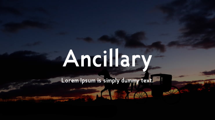 Ancillary Font Family