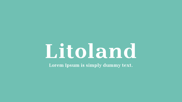 Litoland Font Family