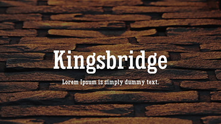 Kingsbridge Font Family