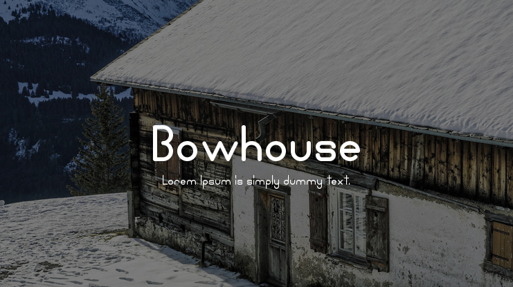 Bowhouse Font Family