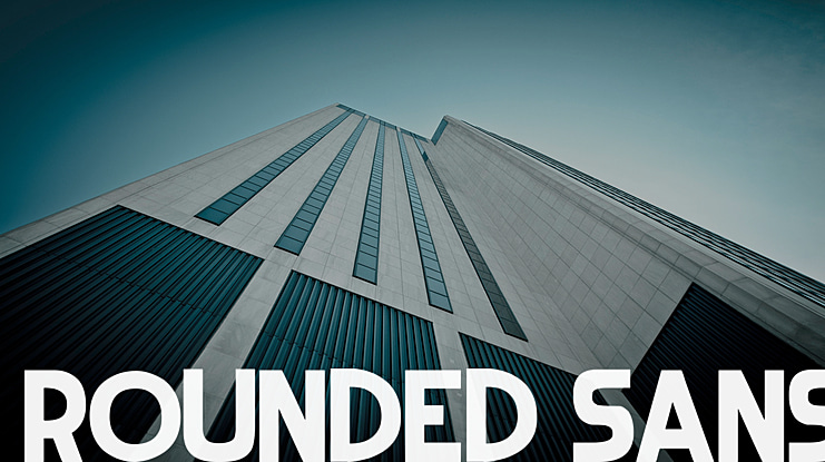 Rounded Sans Font