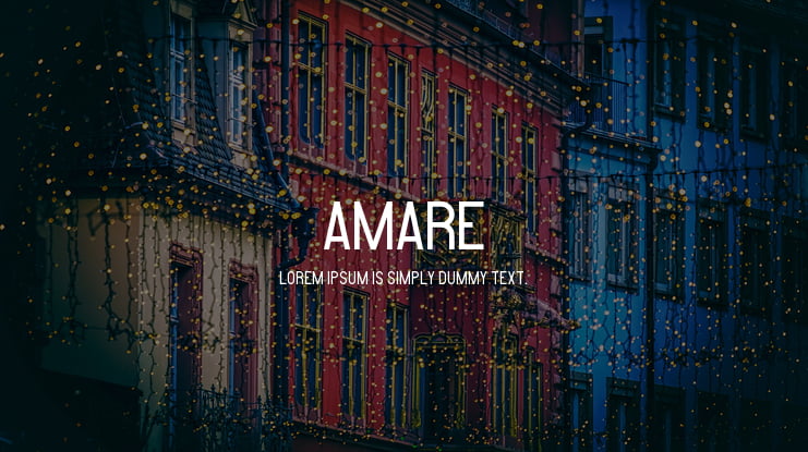 Amare Font