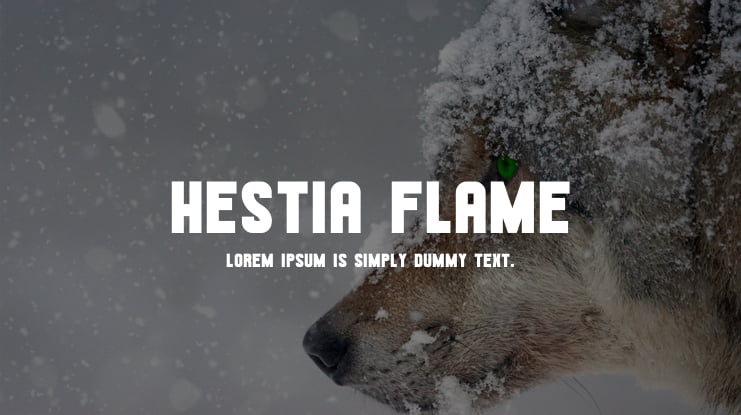 Hestia Flame Font