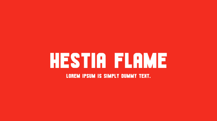 Hestia Flame Font