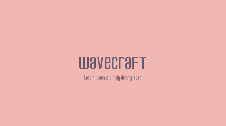 wavecraft Font
