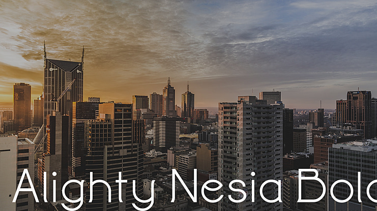 Alighty Nesia Font Family