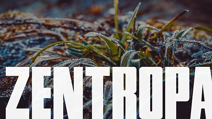 Zentropa Font