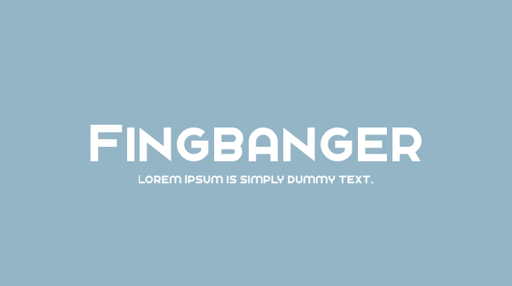 Fingbanger Font