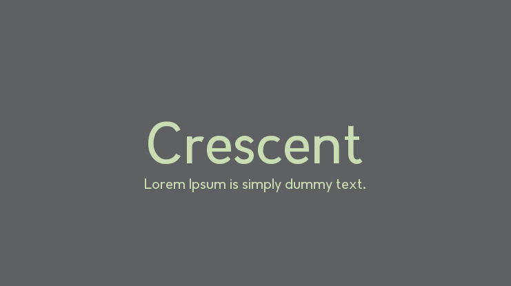 Crescent Font