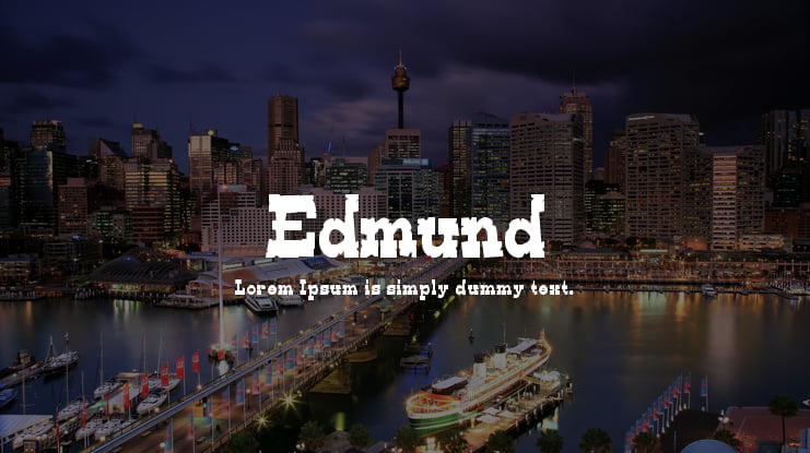 Edmund Font Family