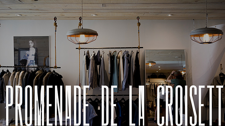 Promenade de la Croisette Font