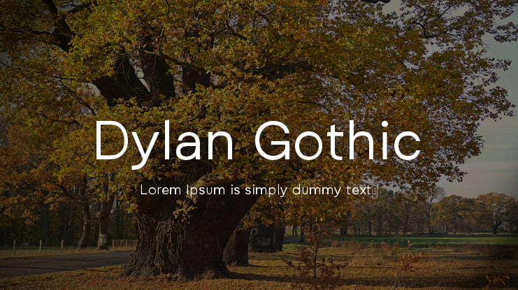 Dylan Gothic Font