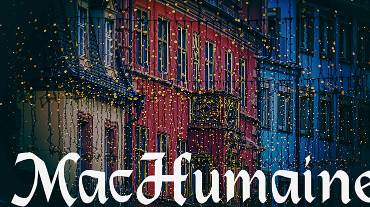 MacHumaine Font