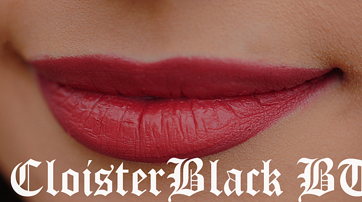 CloisterBlack BT Font