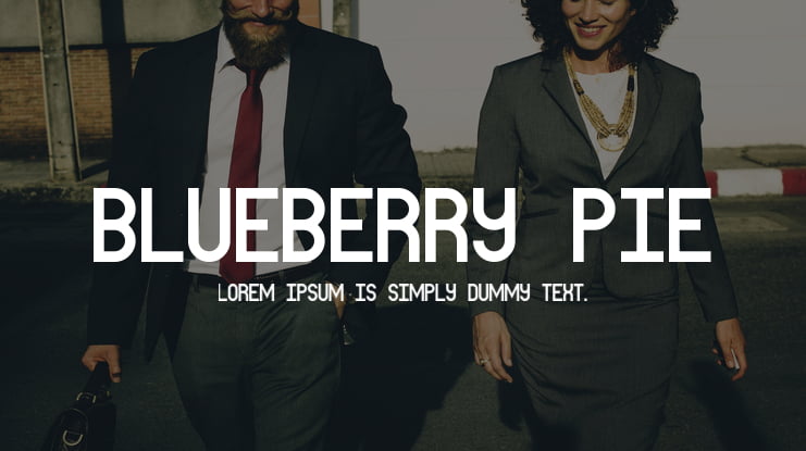 Blueberry Pie Font