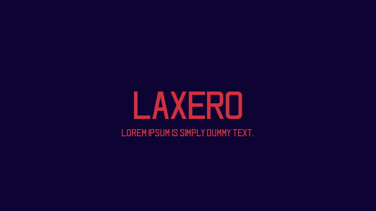 laxero Font