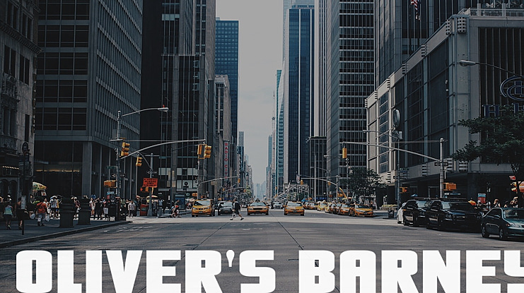 Oliver's Barney Font