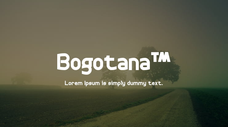 Bogotana™ Font Family