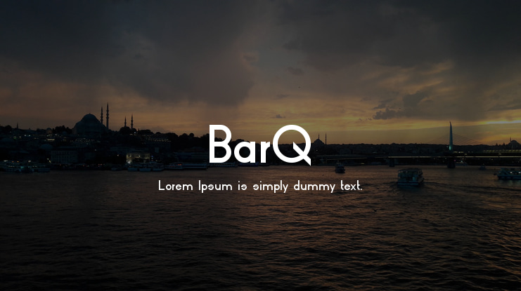 BarQ Font Family