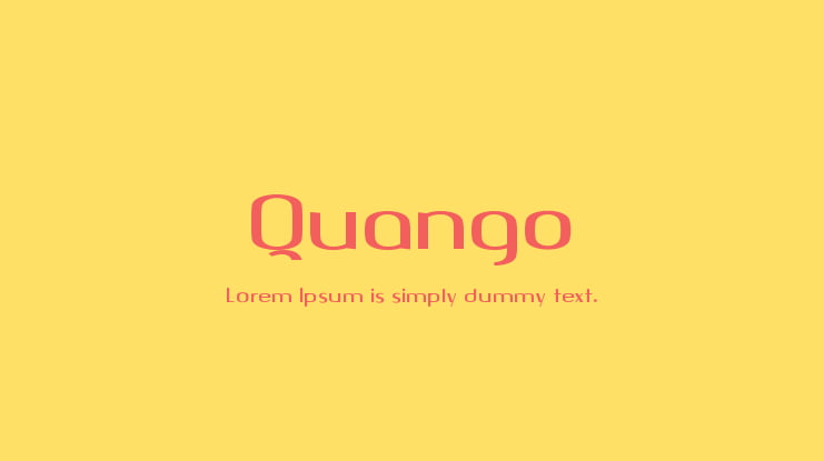 Quango Font