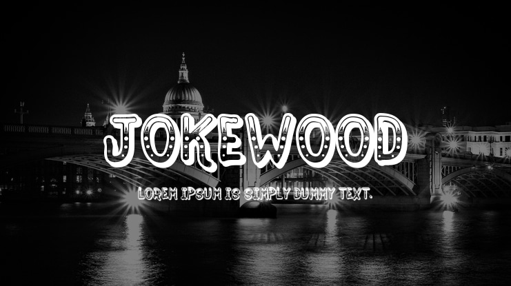 Jokewood Font