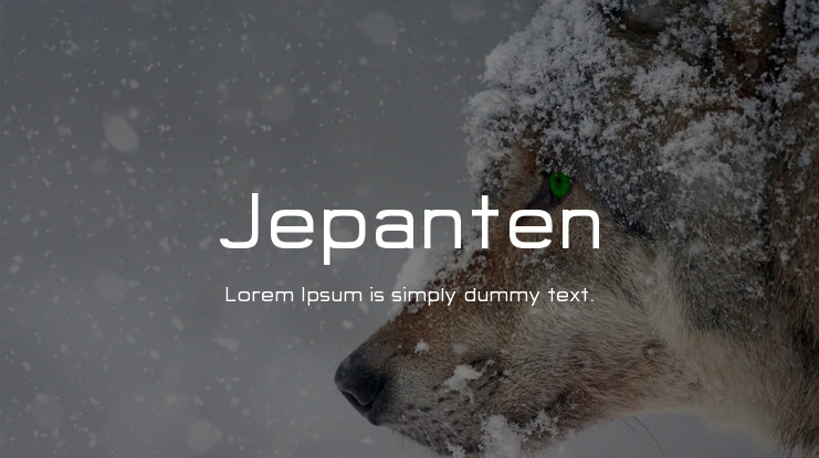 Jepanten Font
