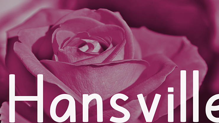 Hansville Font Family