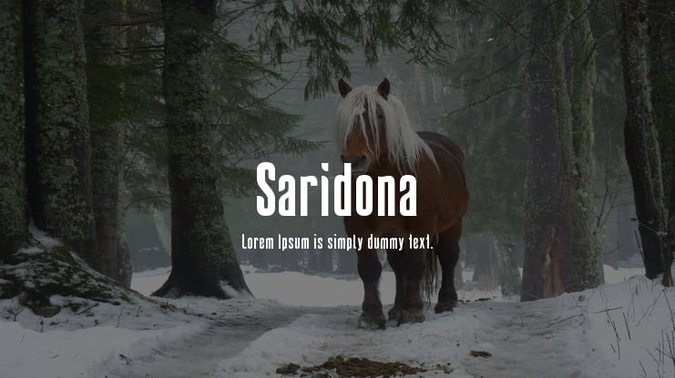 Saridona Font