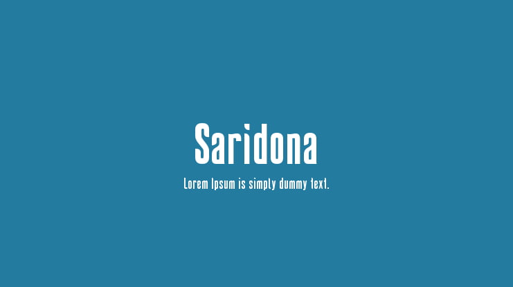 Saridona Font