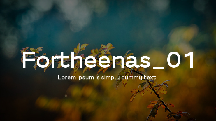 Fortheenas_01 Font Family